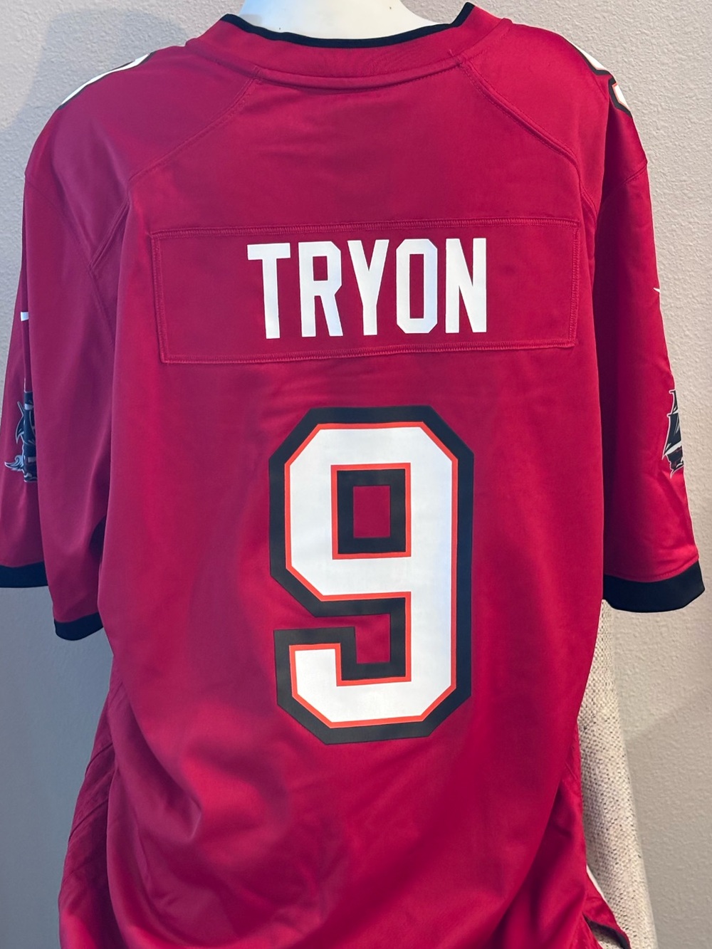 Joe Tryon, TampaBay Buccaneers,  Men’s XL,Nike NFL,Jersey, Red, NWOT, Never worn